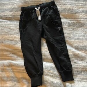 Kids Little Bipsy Black Jogger Pants